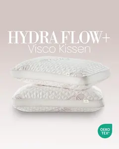Подушка Hydra Flow+ Visco из пены с эффектом памяти, ортопедическая подушка для шеи и головы, рождественский подарок Velanique GbR