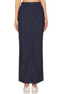 Юбка амири Afrm, цвет dark wash