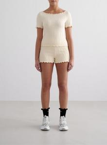 AIM'N Женские структурированные влагоотводящие шорты миндально-белого цвета