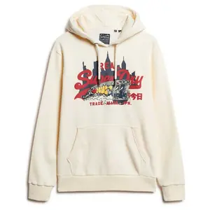 Худи Superdry New York Vl Graphic, белый