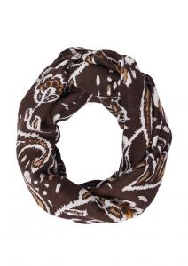 Шарф-труба s.Oliver, коричневый/темно-коричневый