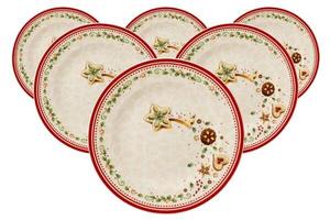 Тарелка Villeroy & Boch Winter Bakery 6 шт, 22x22x22 см, красочный