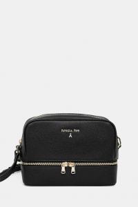 Кожаная сумка Patrizia Pepe, черный