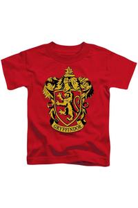 Футболка с коротким рукавом для детей с гербом Гриффиндора Harry Potter Gildan, красный