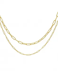 Набор цепочек скрепок Adornia, yellow