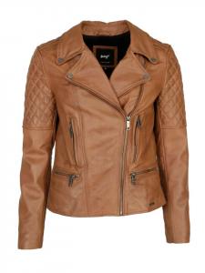 Кожаная куртка Maze Solna, коричневый