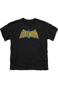 Футболка с неоновым логотипом Batman DC Comics для детей Gildan