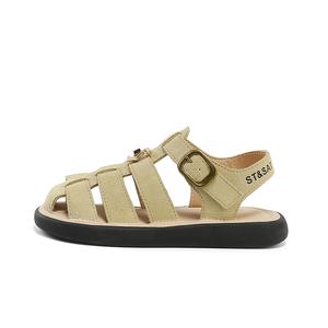 Нескользящие, амортизирующие, износостойкие, дышащие, легкие детские сандалии для детей ST&SAT, хаки