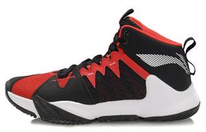 Баскетбольные кроссовки Storm OUTDOOR мужские, среднего размера, черные/красные Lining