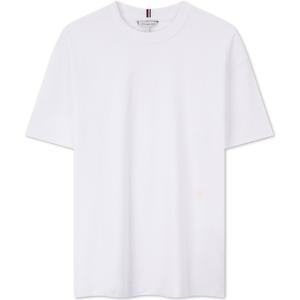 Футболка из хлопка с вышитым логотипом Tommy Hilfiger, белый