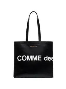 Сумка-тоут с логотипом Comme Des Garçons Wallet, черный