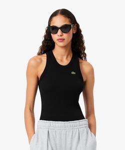 Майка из ребристой вязки с логотипом One-Point