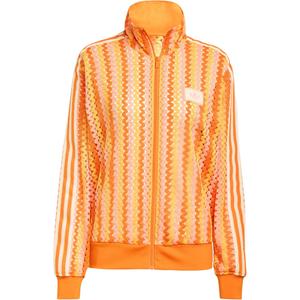 Adidas Originals Летний сияющий спортивный топ Firebird, Half Sun Orange