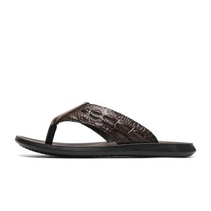 Dunnu Резиновые подошвы, бесшумные, устойчивые к запаху, износостойкие, быстросохнущие шлепанцы мужские - коричневые, цвет Brown