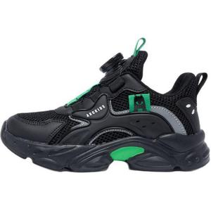 Детские кроссовки с низким верхом, устойчивые к скольжению и износу ABC KIDS, черный