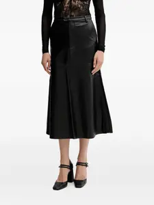 Миди-юбка трапециевидного кроя Bardot, черный