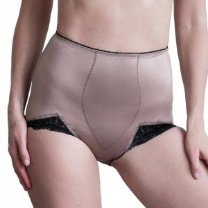 Шейпер трусики-слипы с кружевом в цвете мокко Rago, мокко