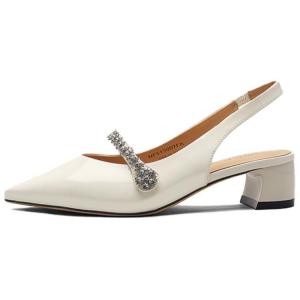 NINE WEST Женские туфли на платформе с массивным каблуком 5 см цвет хаки экрю, цвет Ecru