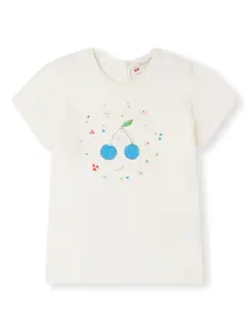 Футболка Cira с логотипом Bonpoint, белый