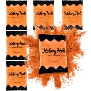 Holi Colors, Цветной порошок Холи для Фестиваля цветов, упаковка из 6 шт. УФ-руды Kolory Holi