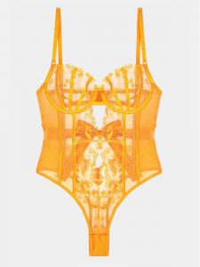 Gianna Bellucci Боди 'Mia Body' в пастельно-оранжевом цвете