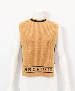 Вязаный сетчатый жилет для торгового центра