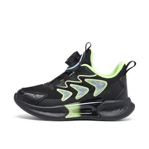 Низкие детские кроссовки для повседневной жизни BIG WASP, черный/зеленый