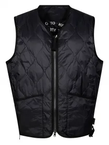 Двусторонний стеганый жилет Taion, черный