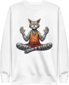 Йога-кот Премиум Свитшот