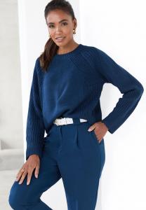 Джемпер LASCANA Jumper, Petrol/Mottled Teal