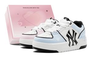 Кроссовки MLB Chunky Liner Skateboard Unisex Low-Top, голубой/розовый