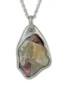 Серебряное колье Halos с рубеллитовым турмалином Parts Of Four