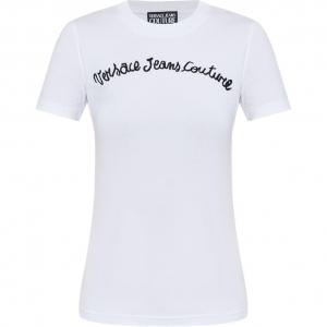 Футболка с логотипом VERSACE JEANS COUTURE, белый
