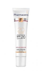 Покрывающий флюид для капиллярной кожи Capilar-Correction 20 Nude, SPF 20, 30 мл Pharmaceris, F