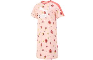 Платье с короткими рукавами женское розовое Puma