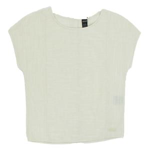 JACK WOLFSKIN Топ-рубашка из льняного материала серого цвета