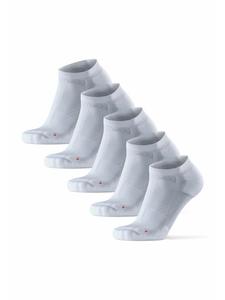 DANISH ENDURANCE Низкие беговые носки для длительных дистанций, белые