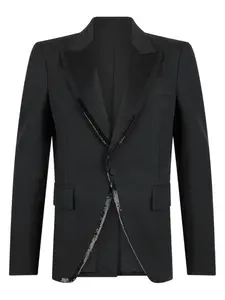 Пиджак с пайетками Dsquared2, черный