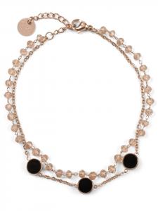 StyleBREAKER Браслет из розового золота / Роза