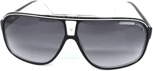 Солнцезащитные очки Carrera Grand Prix 2 T4M Pilot, линзы категории Black/White, 64 мм, Black, White