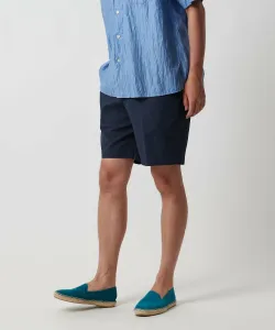 Базовые шорты из саржи без складок United Arrows, цвет Navy