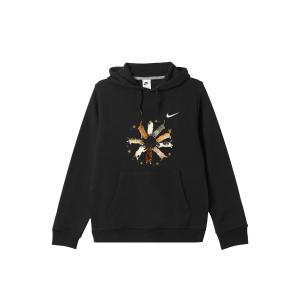 Nike Свитшот мужской черный с капюшоном Moderate