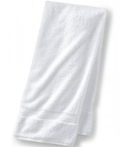 Банное полотенце из высококачественного хлопка Supima Lands' End, белый