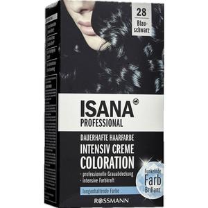 Интенсивная кремовая краска 28 Синий Черный ISANA, 1 шт.