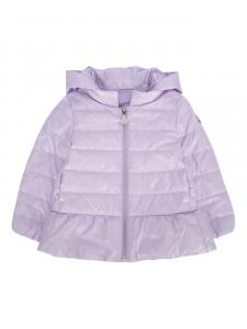 Moncler Enfant пуховик Blandine с логотипом, фиолетовый