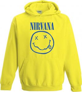 Толстовка с капюшоном Nirvana Kids - Logo, желтый