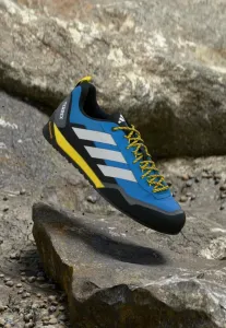 Обувь для одиночного подхода skychaser, походные ботинки Adidas Terrex, Ray Blue/Green One/Core Black