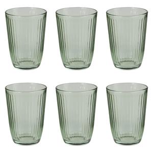 Набор из 6 стаканов Linee объемом 390 мл Butlers, зеленый