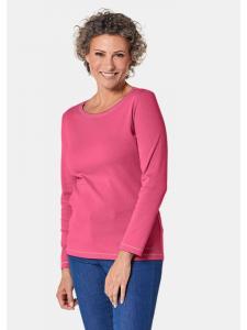 Короткий размер: Базовая футболка из чистого хлопка цвета камелии. GOLDNER