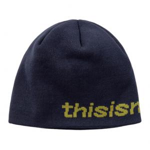 Акриловая шапка-бини, унисекс, разноцветный Thisisneverthat, синий